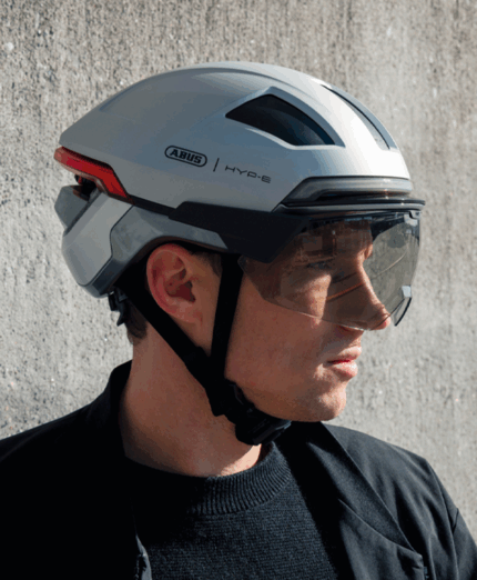 Abus Hyp-E, casco, commuting, visiera