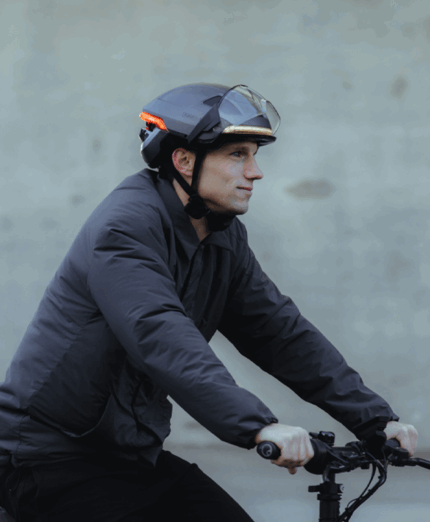 Abus Hyp-E, casco, commuting, visiera mobile