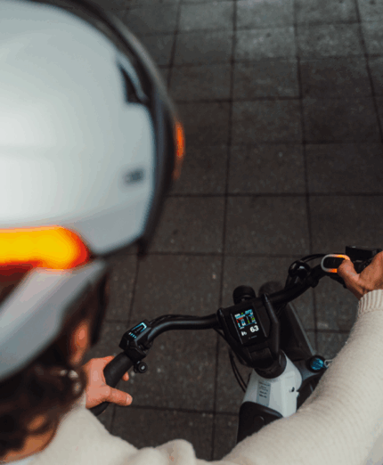 Abus Hyp-E, casco, commuting, pulsanti