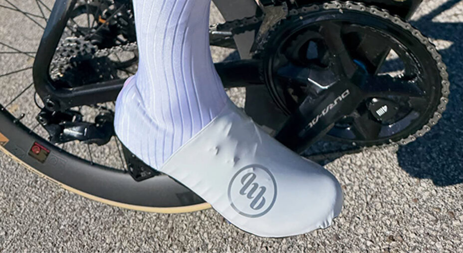 Moreno Moser, posizione delle tacchette, biomeccanica (immagine Instagram)