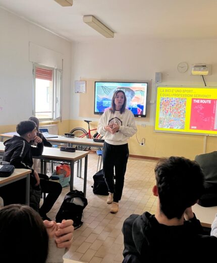 I mestieri della bici, Fiab Marsciano, classe, aula, scuola