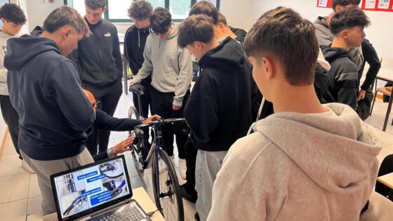 I mestieri della bici, Fiab Marsciano, classe, aula, scuola