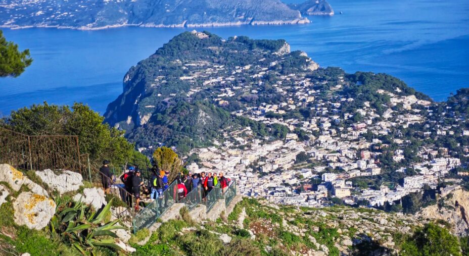 Capri Obliqua, vista dal Monte Solaro