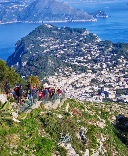 Capri Obliqua, vista dal Monte Solaro