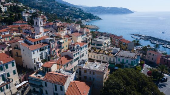 Bici in Riviera, panorama Bordighera