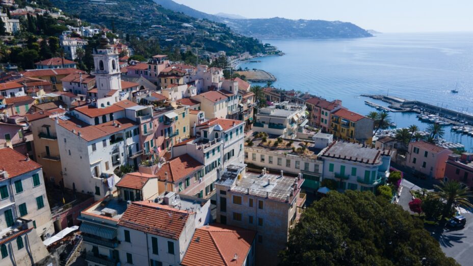 Bici in Riviera, panorama Bordighera