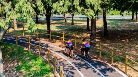 Greenway del Mella, cicloturisti