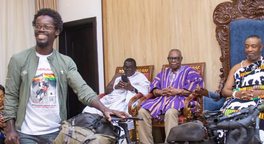 Il giorno dopo l'arrivo, Akpor Adjei è stato ricevuto dal presidente ghanese John Dramani Mahama