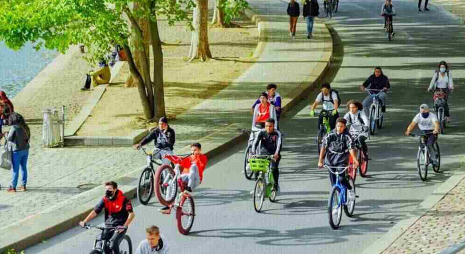L'utilizzo della bici è in crescita, superando la soglia del 5 per cento, un dato che fa ben sperare