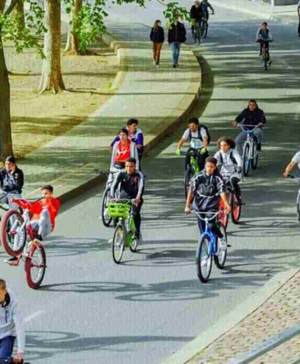 L'utilizzo della bici è in crescita, superando la soglia del 5 per cento, un dato che fa ben sperare