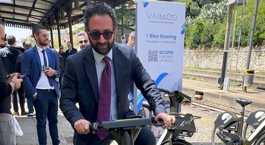 Gianmichele Bosco, Presidente del Consiglio Comunale si è molto prodigato per incentivare l'uso della bici