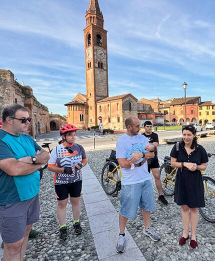 La forza del territorio è data anche dalla presenza di argini, veri percorsi ciclabili naturali