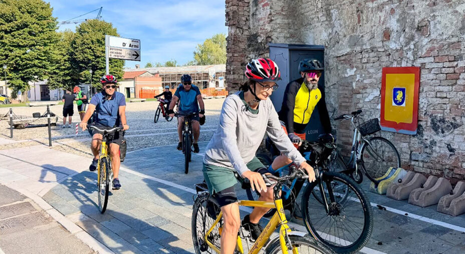 La partenza della quarta edizione del Festival Terrafiume, che porta gli appassionati a scoprire il territorio