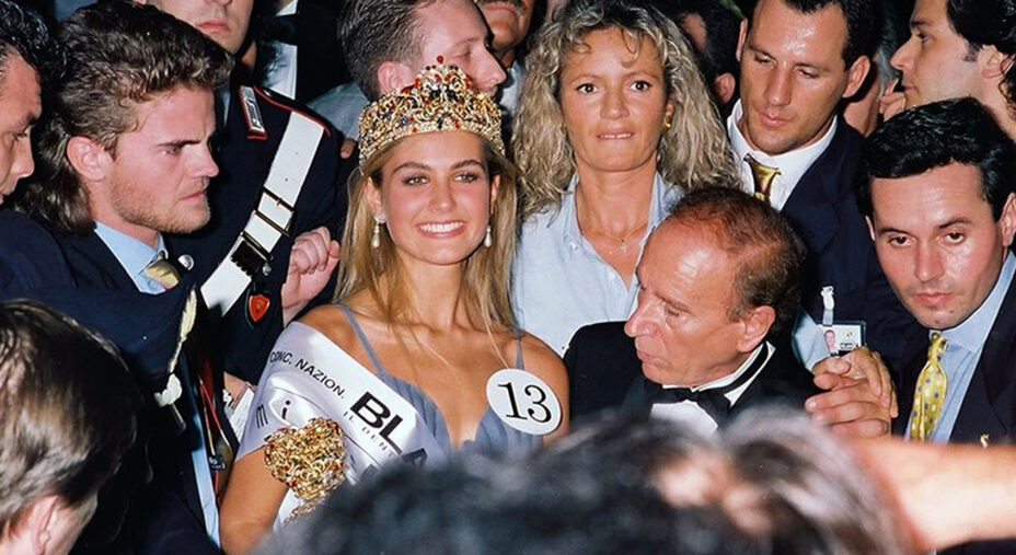 Il binomio Miss Italia-Salsomaggiore è durato tanto. Nel 1993 vince Arianna David con Chiappucci in giuria (foto Luigi Vetrucci)