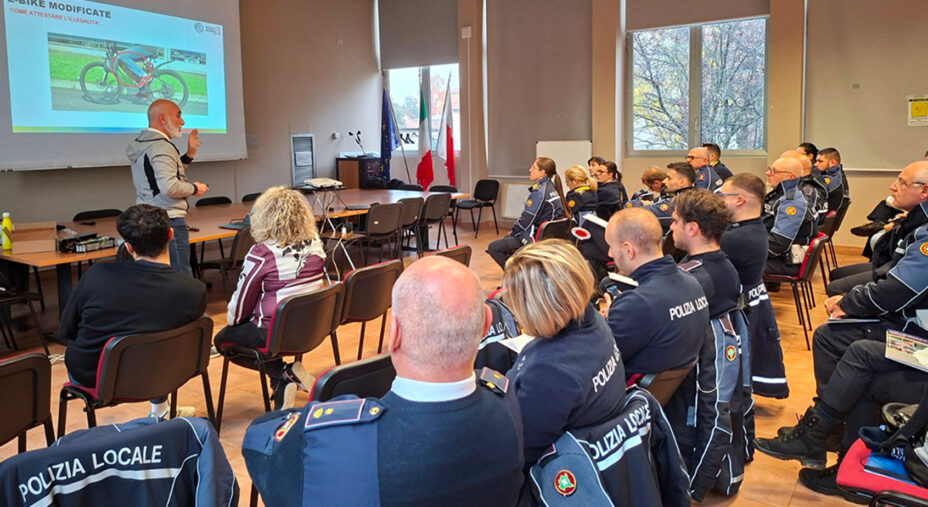 Corso RMS per ebike modificate, Polizia Locale Mona e Seregno, novembre 2025