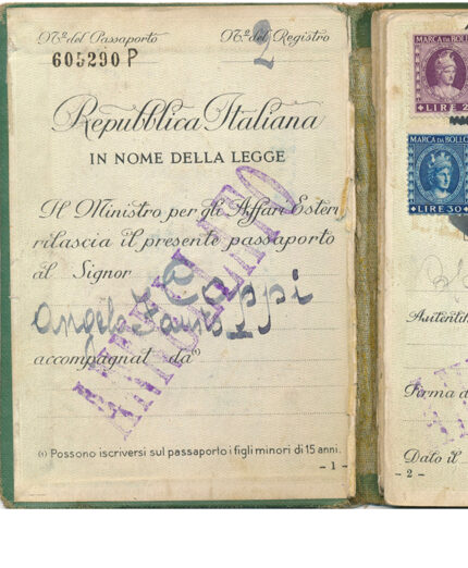 Ed ecco il prezioso documento che Fausto donò al barista da cui si fermava spesso a prendere il caffè