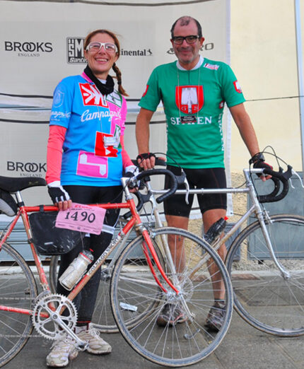 La vecchia Colnago l'ha avuta a lungo in mano sua moglie: ora ci sono due Alan