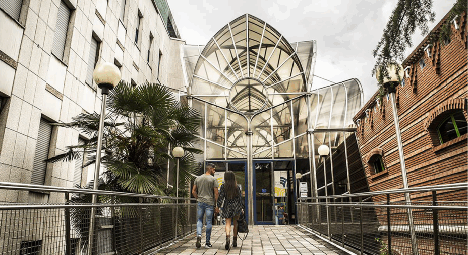 L'ingresso delle Terme di Tabiano