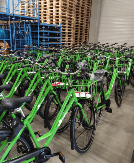 Per VELO DE VILLE una flotta di bici è in grado di trasmettere un'identità precisa