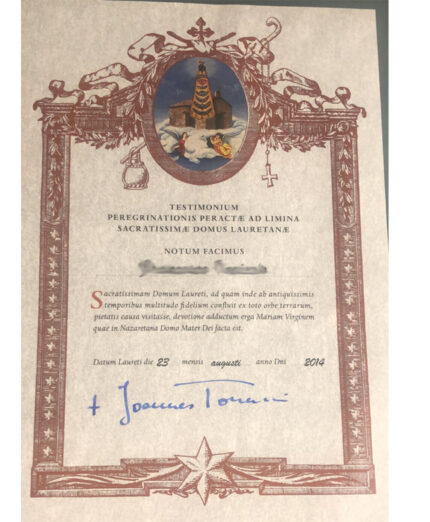 Il Testimonium si ottiene una volta comseguiti tutti i timbri necessari