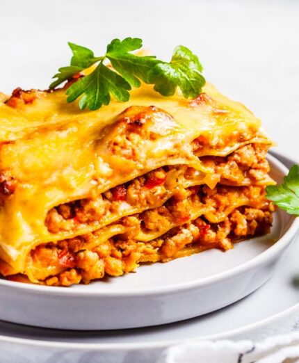 Le lasagne con il ragù di lenticchia sono una valida alternativa alla carne (foto Sale & Pepe)