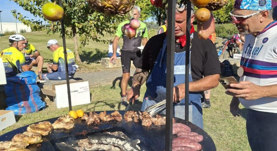 Ciclogustando, ristori, carne