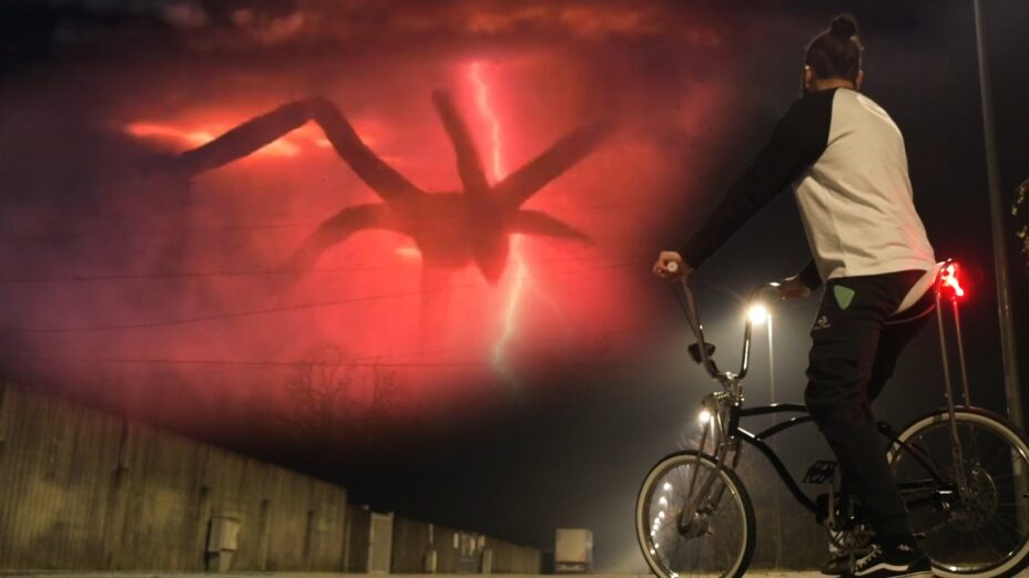 Federico Giaretto restaura la bici di Stranger Things