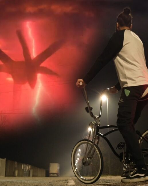 Federico Giaretto restaura la bici di Stranger Things