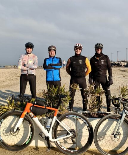 Rapha Festive 500, foto Fabio Carlini, inverno, spiaggia