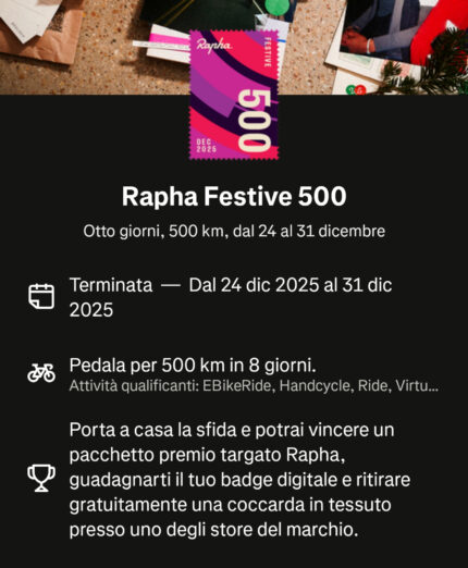 Rapha Festive 500