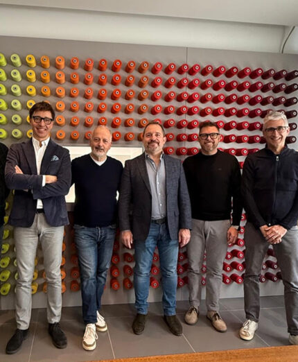 I responsabili organizzativi insieme a quelli di Connection e Castelli: un'unione formidabile