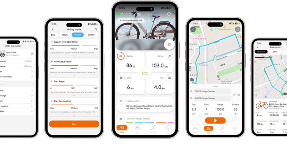 La nuova Bafang Go App, integrata con Strava e la navigazione basata su Mapbox