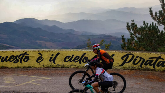 Carpegna, la salita del Pirata con due anime