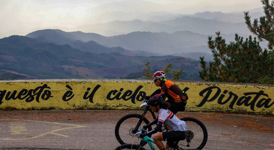 Carpegna, la salita del Pirata con due anime