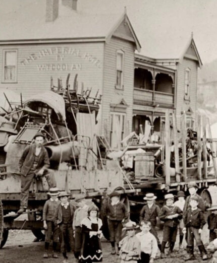 La città australiana, popolatasi per la miniera, presto diventò una città fantasma