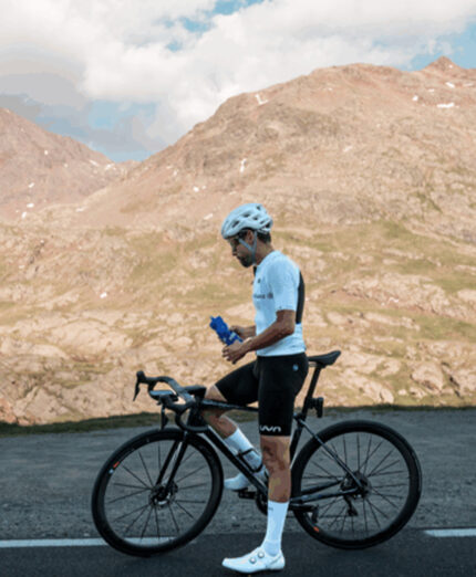 Prima delle vacanze di gennaio Di Felice ha affrontato un'ultima giornata di allenamento con 307 chilometri di fila