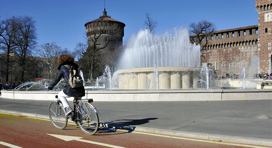 In tutta la città sono solo 119 i chilometri di piste ciclabili realmente tali, su sede separata dal traffico