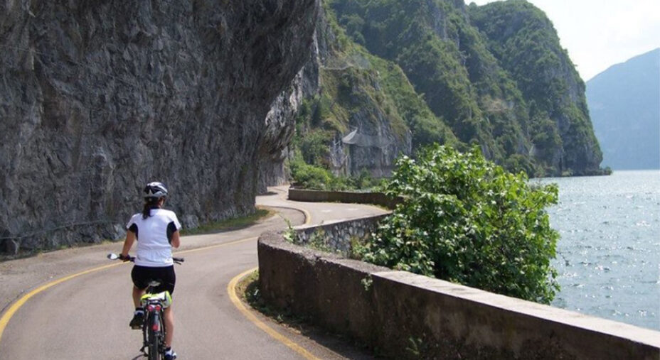La Ciclovia dell'Oglio nella sua interezza supera i 280 chilometri, qui si parla della parte in Valcamonica