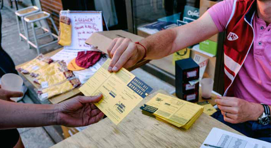 La segreteria di ogni check point dove presentarsi per ottenere il fatidico timbro
