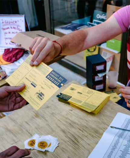 La segreteria di ogni check point dove presentarsi per ottenere il fatidico timbro