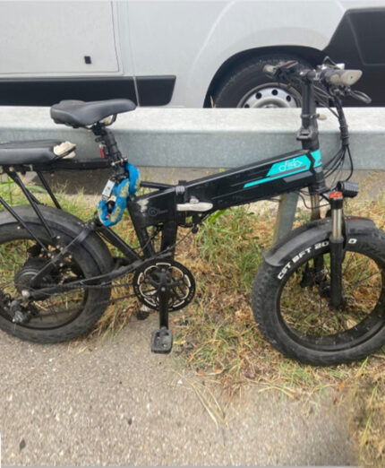 Questa la bicicletta a pedalata assistita coinvolta nell'incidente