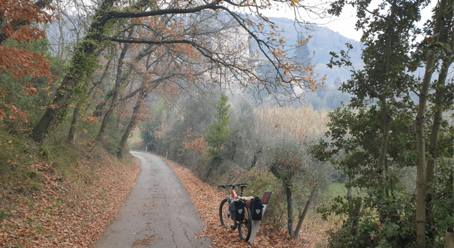 Firenze-Roma, paesaggio, collinare