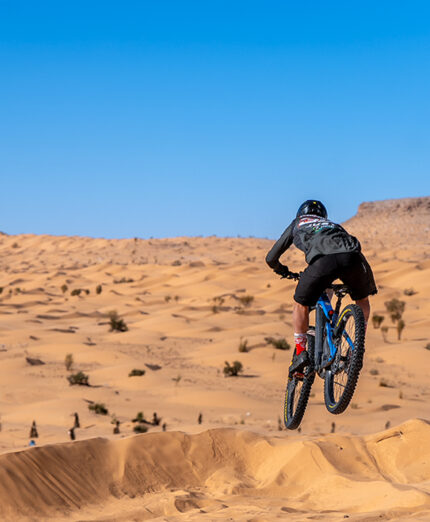 La e-bike rende possibili vere imprese, ma non è per niente un... gioco facile. Parola di Melandri (foto Tembaine Desert Rally)