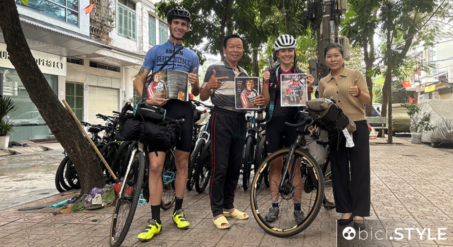 Le biciclette noleggiate ad Hanoi presso Nguyen Quang Trung (un ex ciclista professionista vietnamita):Trung Bicycle