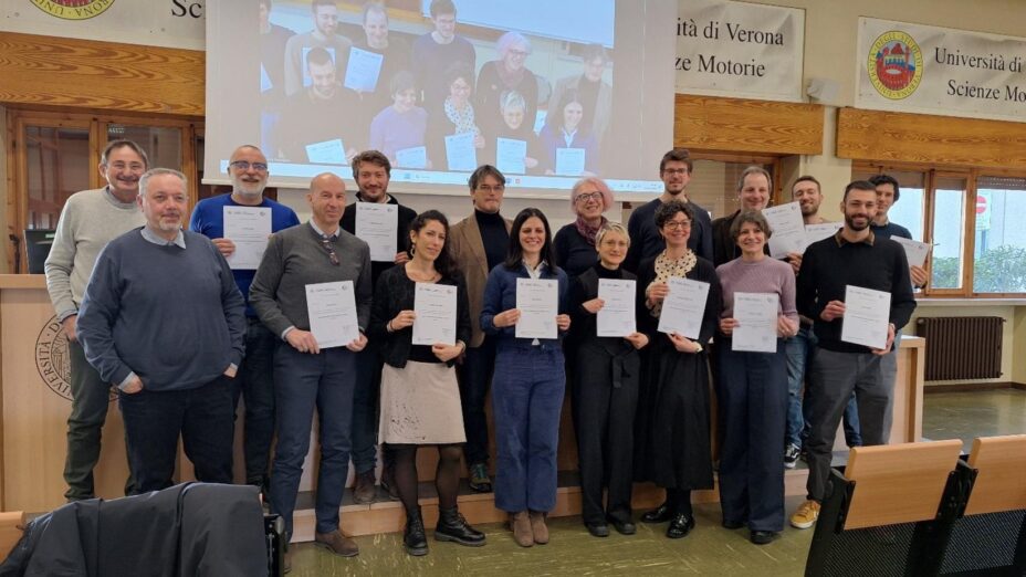 Corso Epmc, Esperto Promotore della Mobilità Ciclistica, allievi diplomati, Università di Verona