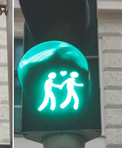I curiosissimi semafori dell'amore che si possono trovare girando per la capitale austriaca