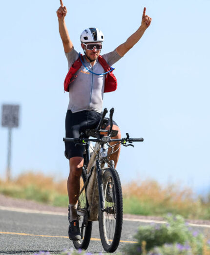 Il record del Tour Divide è di Justinas Leveika (LTU) che ha impiegato nel 2024 13 giorni, 2 ore e 16 minuti (foto Clark)