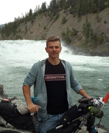 Stefano Romualdi, due volte protagonista al Tour Divide, oggi nello staff dell'Italy Divide