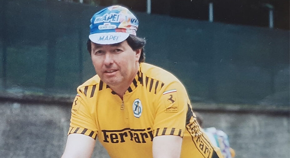 Una foto di qualche anno fa di Sergio Gianoli, giornalista e uno dei principali organizzatori del Gravel Cicrcus