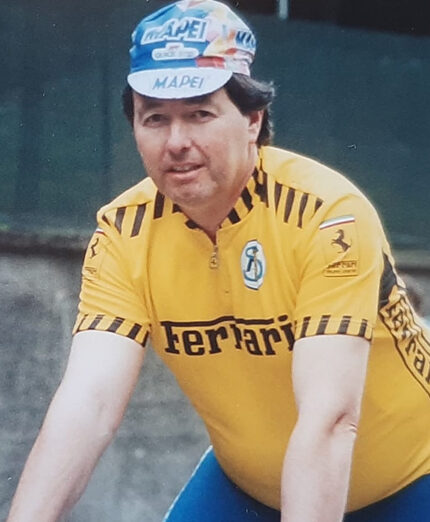 Una foto di qualche anno fa di Sergio Gianoli, giornalista e uno dei principali organizzatori del Gravel Cicrcus